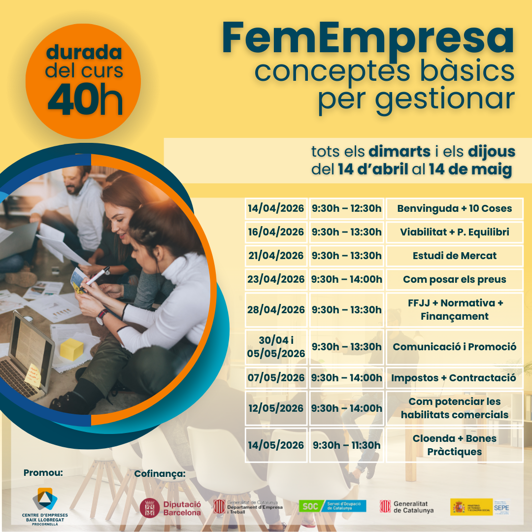 FemEmpresa: aprende los conceptos básicos para gestionar tu negocio