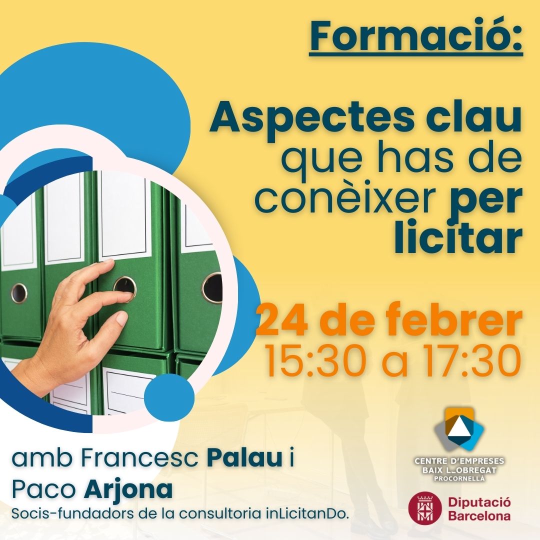 Aspectes clau que has de coneixer per licitar